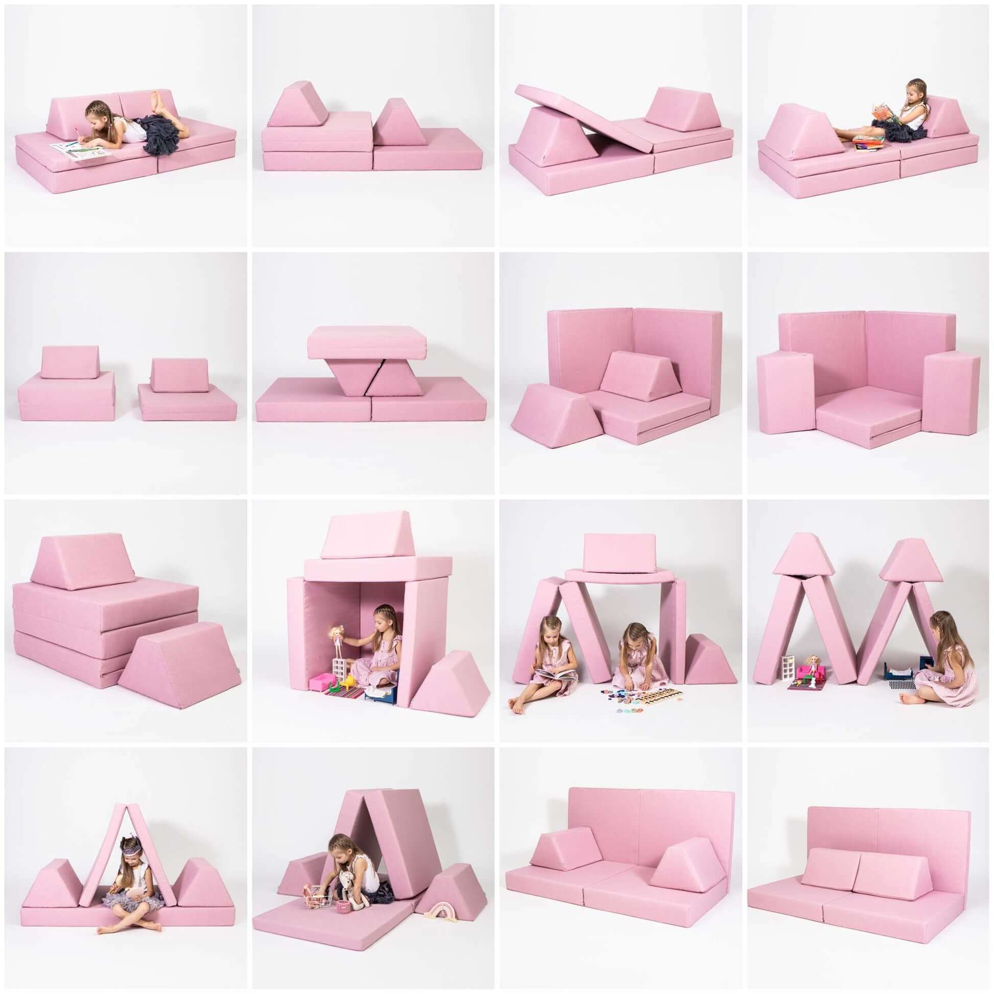 Activity Play Mattress Set in Pink