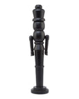 Black Wooden Nutcracker in Scandinavian Style