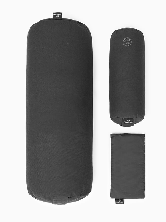 Yoga Studio Organic Meditation Bolster &amp; Eye Pillow Set - Relax