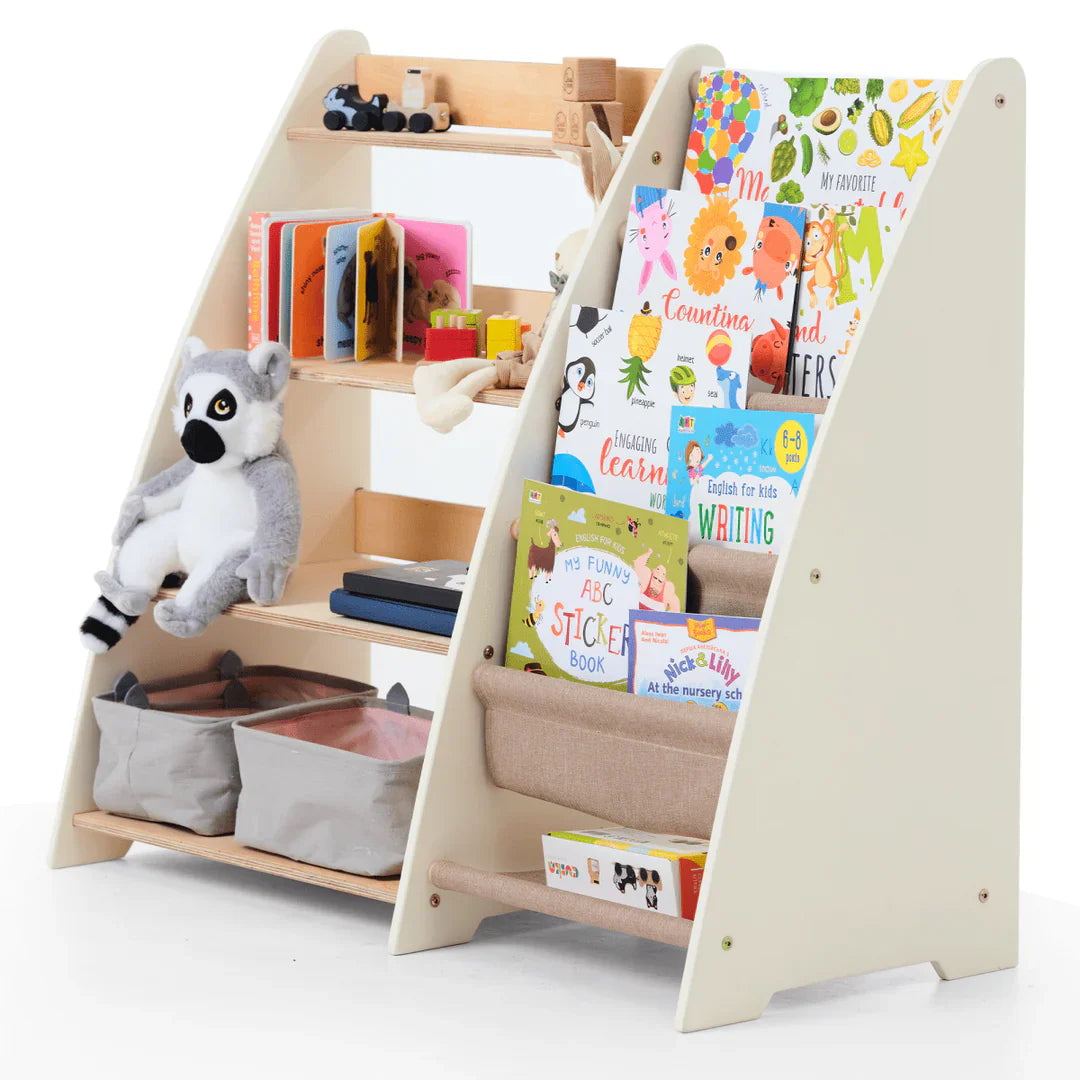 2in1 Montessori Shelf for Books and Toys-0
