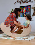 2in1-Montessori Wooden Seesaw-Table Chair Set-3