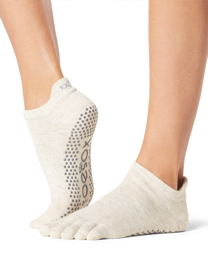 ToeSox Low Rise Full Toe Women's Yoga Grip Socks