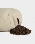 Yoga Studio EU Organic Buckwheat Zafu Crescent Linen Cushion