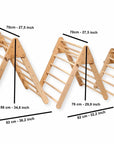 3 size Montessori Triangle Climber Set | Indoor Playground for Kids-2