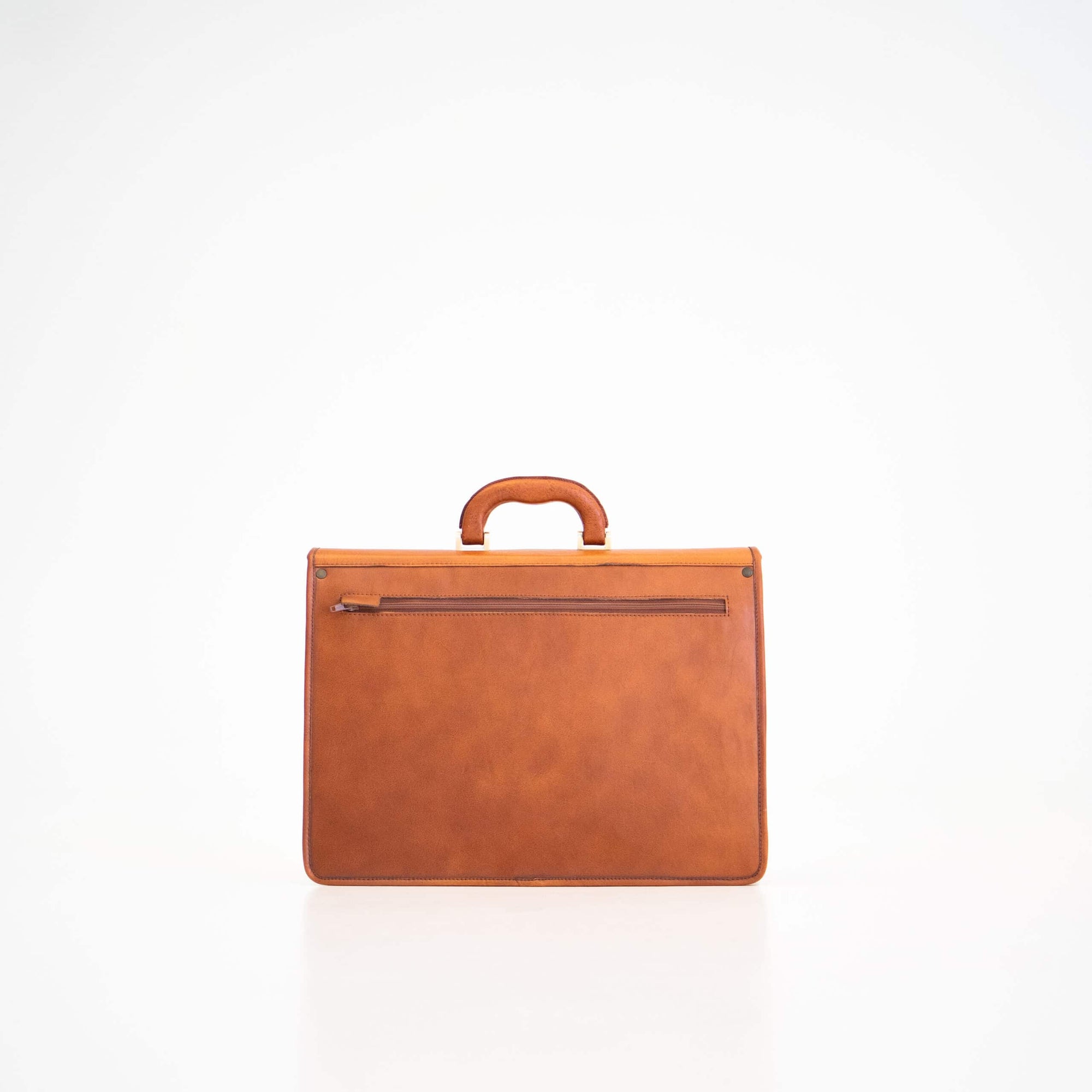 Leather Briefcase Number 99 in Cognac