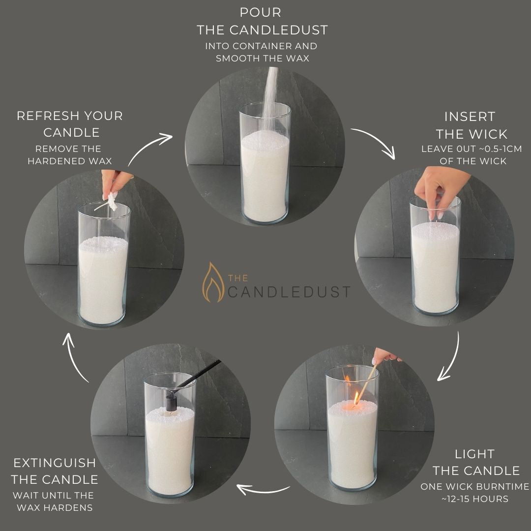 Extra Wick Pack for Candles – Extended Burn Time & Versatility by Candledust at www.brixbailey.com