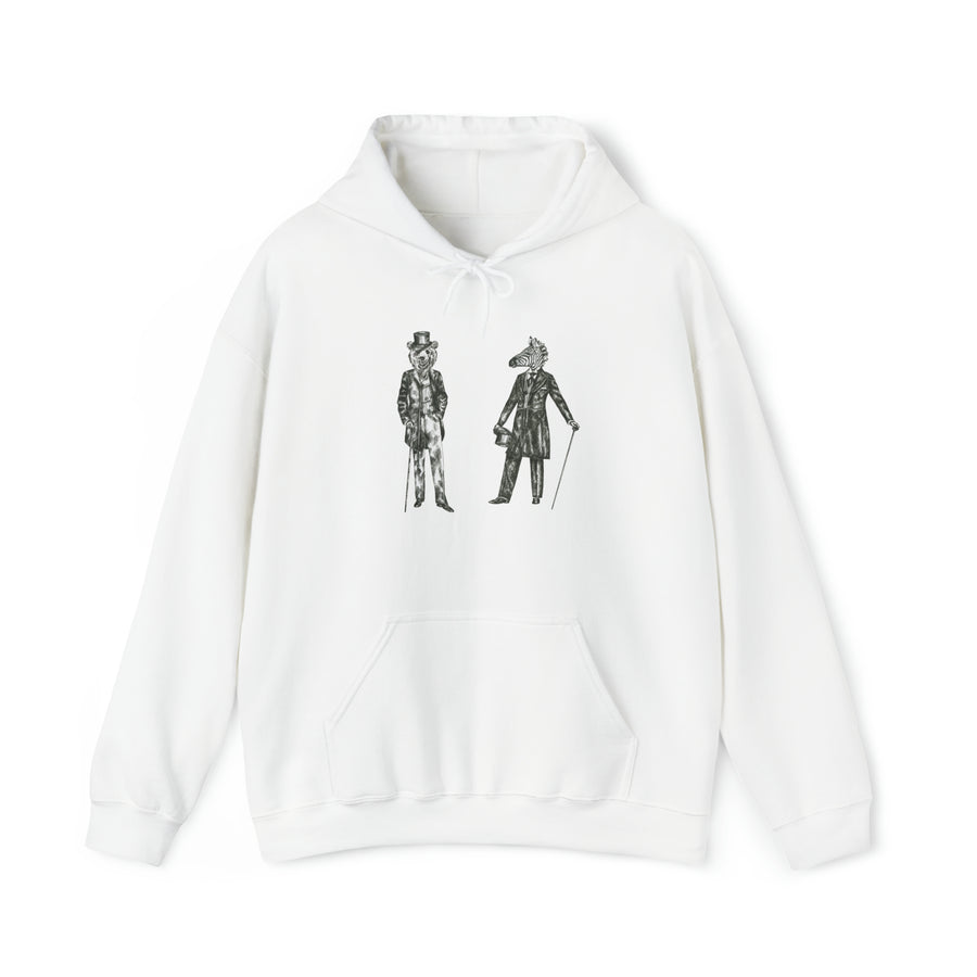 Graphic Print Unisex Hooded Sweatshirt
