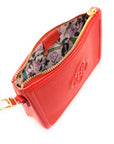 SADDLER FRANKIE Real Leather Designer Zip Top Make-up Pouch| Gift Boxed