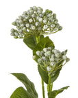 White Hydrangea Faux Flower Stem