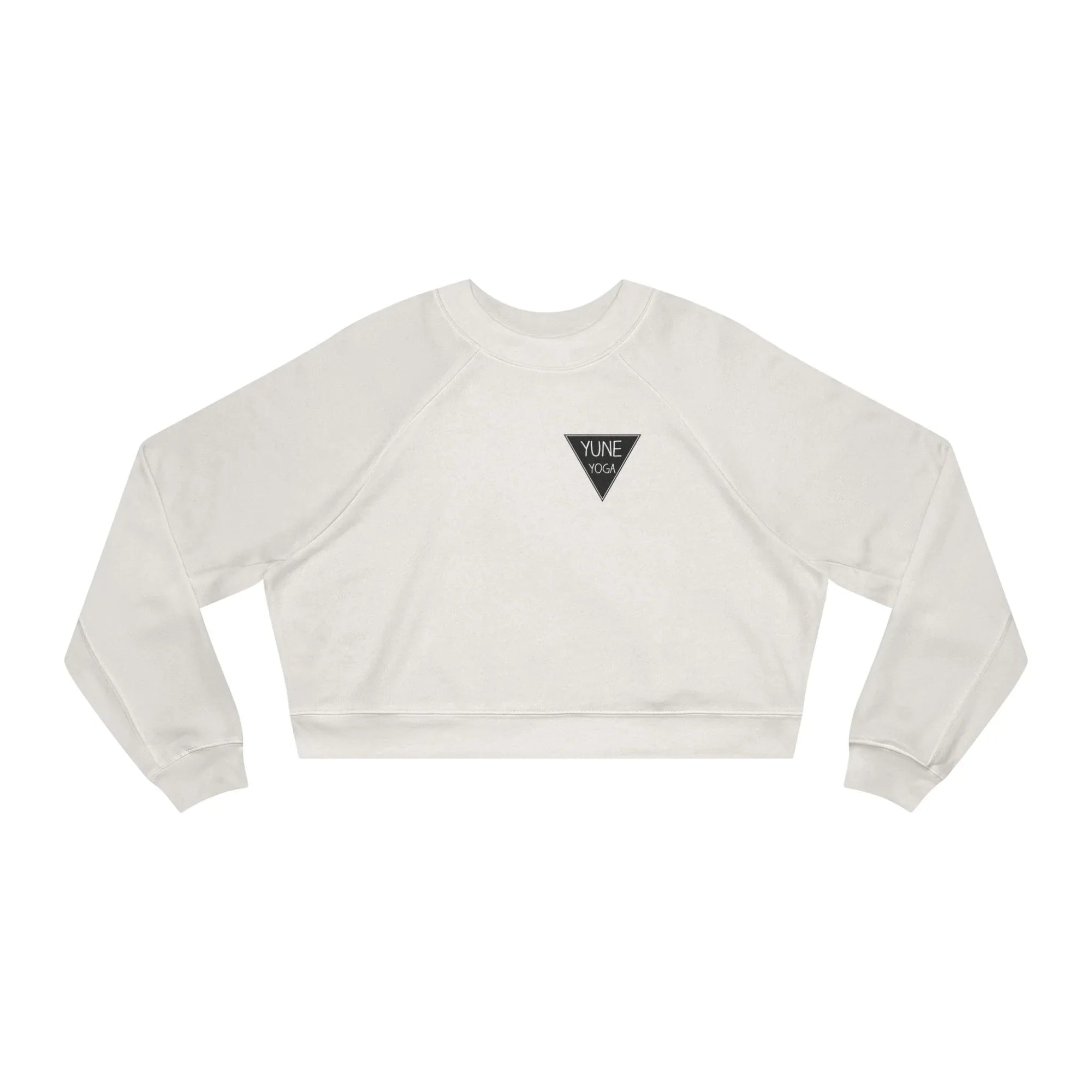Cropped Fleece Pullover - Yune Yoga Logo Design-1