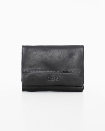NK304 RFID-Blocking Leather Wallet, Genuine, Secure, 12 Slots