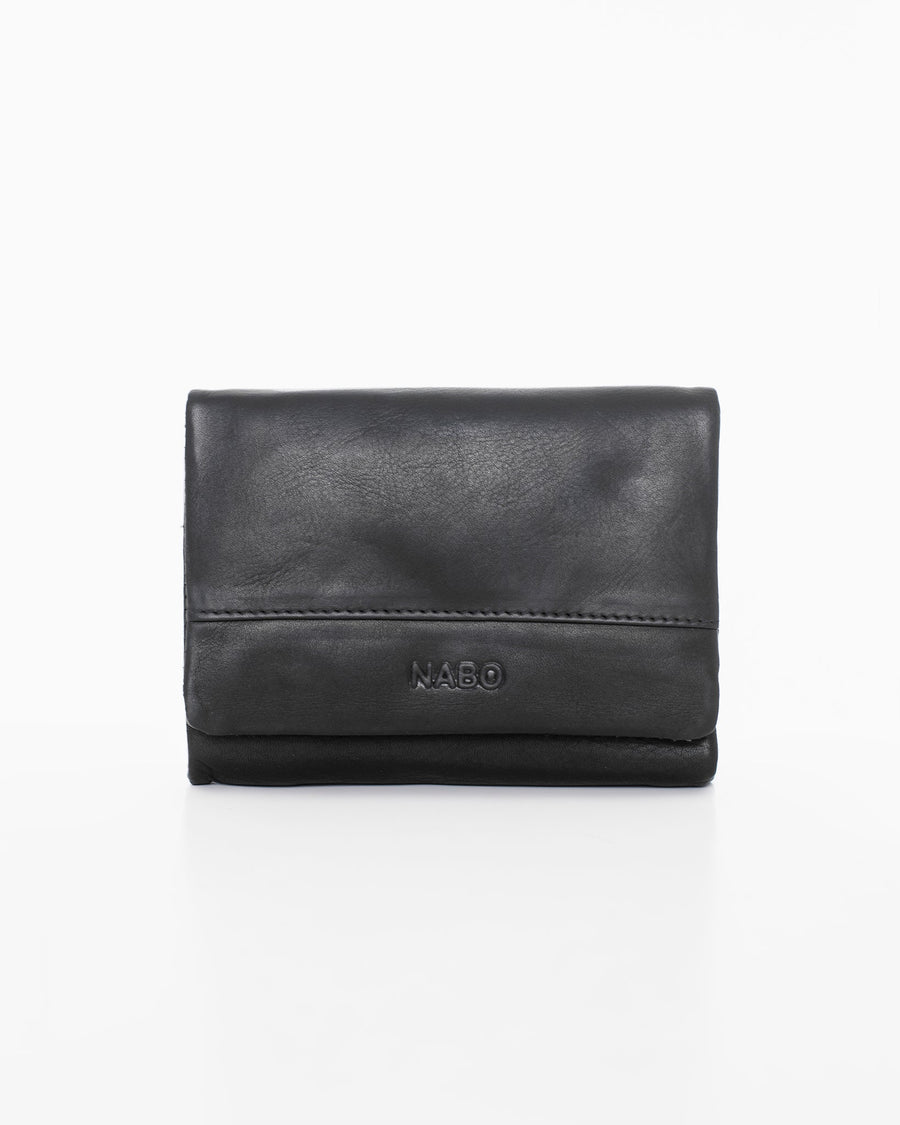NK304 RFID-Blocking Leather Wallet, Genuine, Secure, 12 Slots