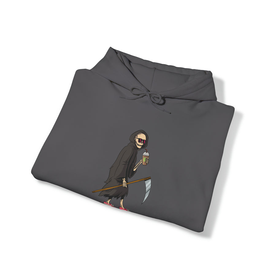 Graphic Print Unisex Hooded Sweatshirt