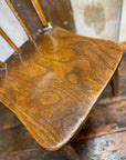 Antique Child’s Chair with Elm Seat – Nursery Book Display Plant Stand Chair B