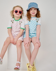 Checkerboard Shorts - Pink