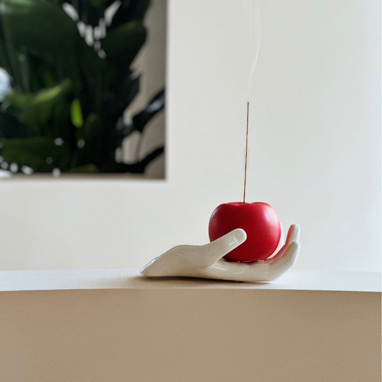 Apple-Shaped Incense Holder-1