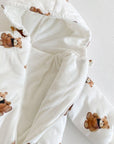 The Bear Puffer Suit with Hood