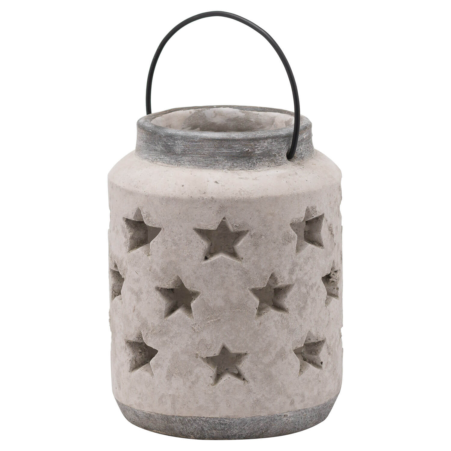 Stunning Large Stone Star Lantern | Elegant Outdoor Decor