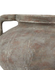 Rustic Ceramic Pot in Warm Terracotta Brown
