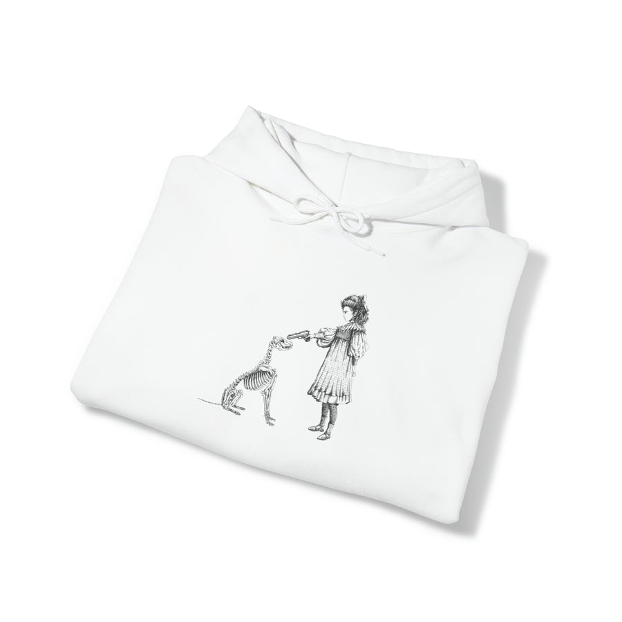 Graphic Print Unisex Hooded Sweatshirt