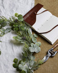 Frosted Pine and Eucalyptus Garland for Winter Decor