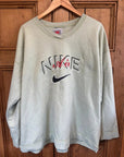 Vintage Late 80s / Early 90s Nike Air Men’s Jumper Top Sweater Sweatshirt XL