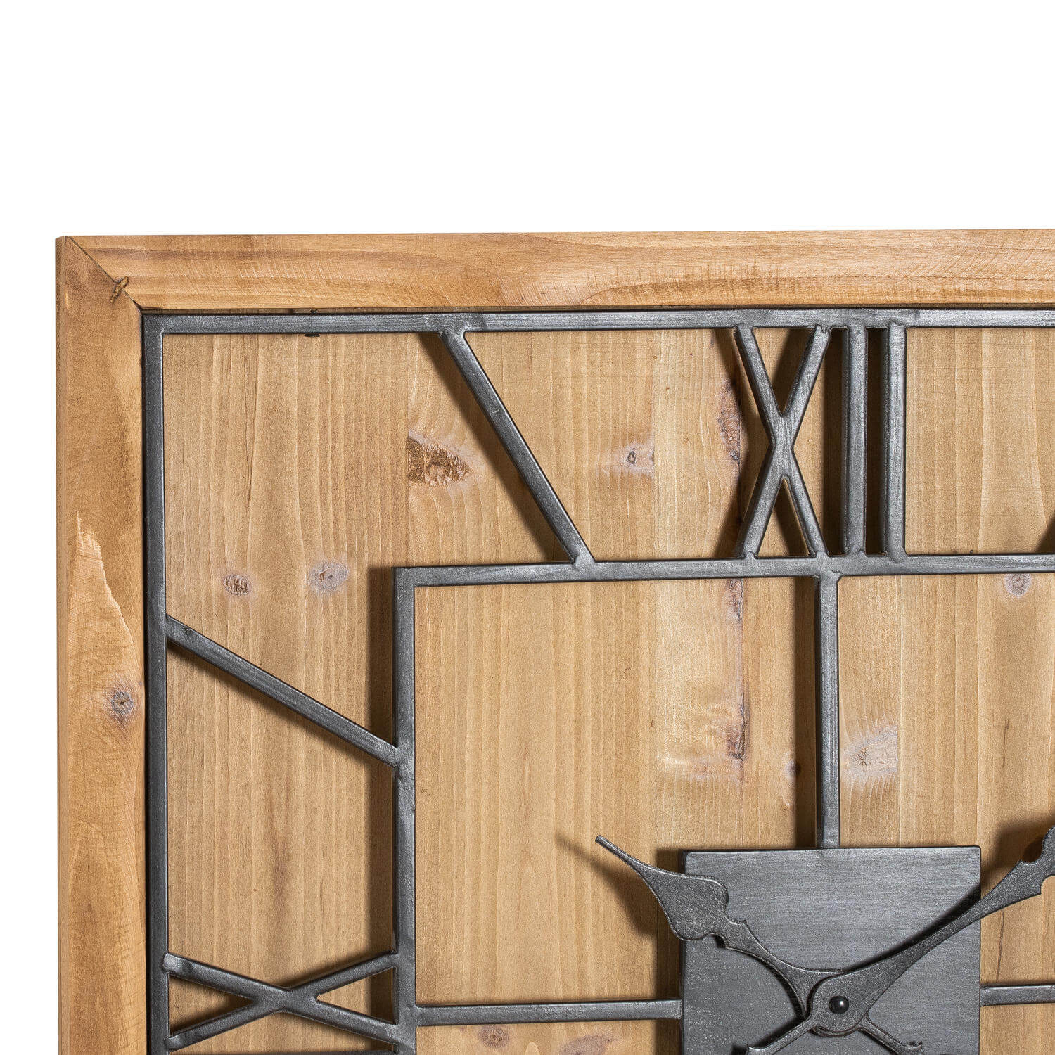 Elegant Williston Square Wood Clock | Timeless Decor