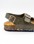 MOSSY | Backstrap Sandal Khaki