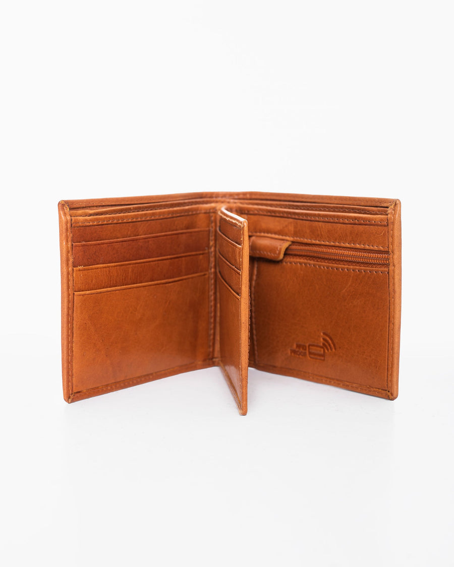 RFID-Blocking Leather Wallet by Nabo - Genuine Leather