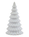White Ceramic Fir Tree Sculpture