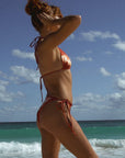 Vega String Bikini in Empress Moth