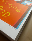 Looking Good Dog risograph print (A3)