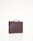 Dark Brown Leather Briefcase 21