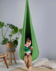 Kids' Cozy Cocoon Hammock – Fun & Safe Swing for Reading and Play by Sówka at brixbailey.com