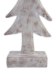 Snowy Forest Tree Sculpture Nordic Winter Style