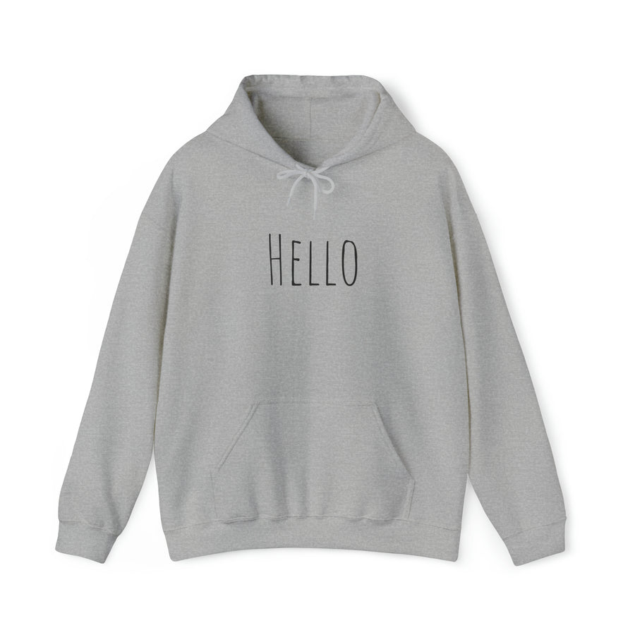 Graphic Print Unisex Hooded Sweatshirt