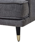 Grey Oversized Armchair Properly Comfortable and Quietly Handsome