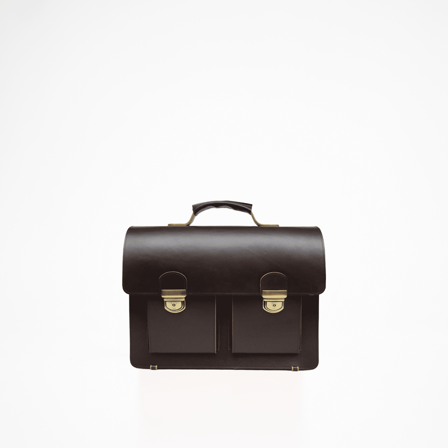 Briefcase No. 35 - Dark Brown
