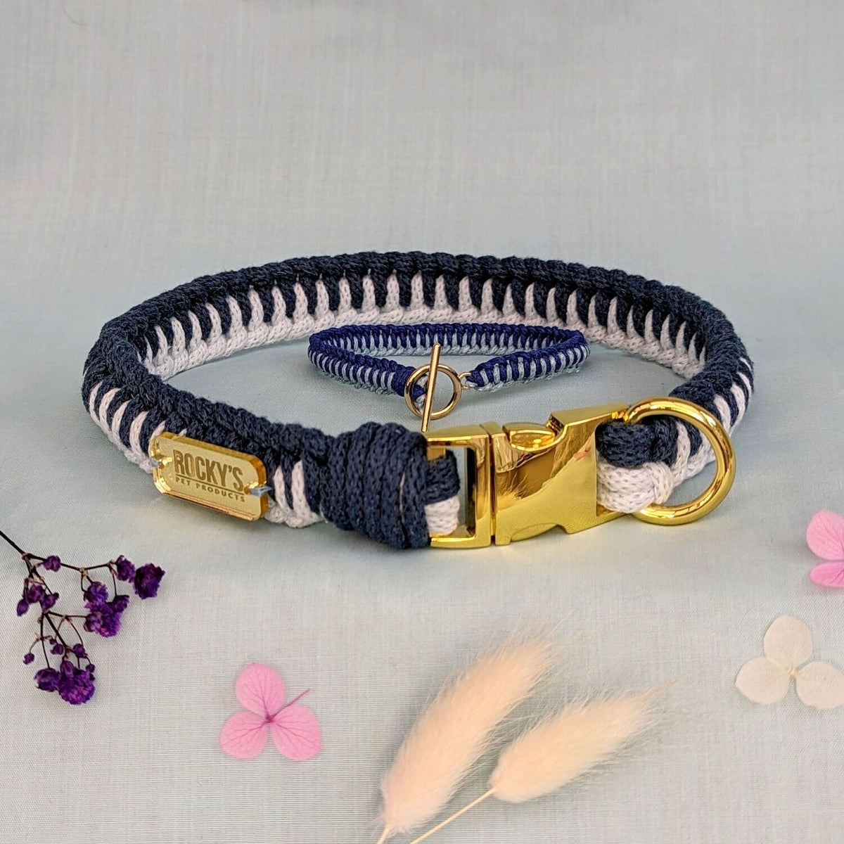Make Your Own Dog Collar &amp; Friendship Bracelet Craft Kit - BLUE