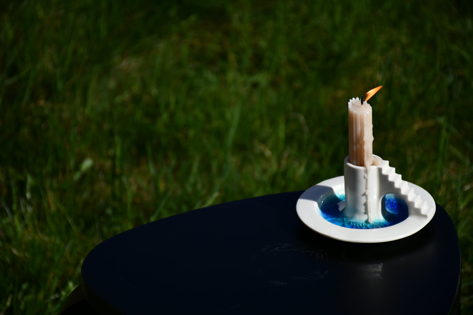 Castle Candle Holder with Moat