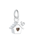 Bird House Silver Charm
