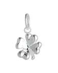 Four Leaf Clover Silver Charm