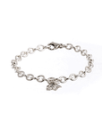 Forget-Me-Not Silver Personalised Charm Bracelet