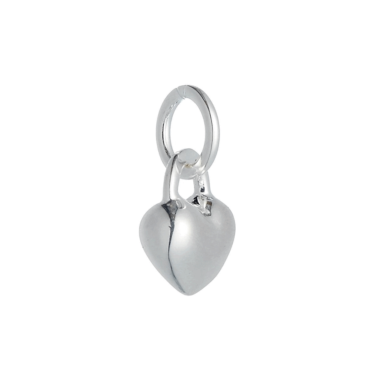 Sterling Silver Love Heart Charm