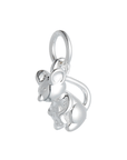 Mouse Silver Charm