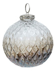 Ombre Coffee Glass Ornament Hand Blown