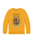 Cozy Red Chow Chow Sweatshirt for Kids – Fluff and Fun in Every Stitch!