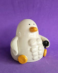 Russell with the Muscle (Gym Duck)