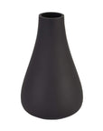 Black Tapered Glass Vase for Modern Homes