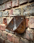 Vintage Rusty Metal Wall Mounted Planter / Herb Planter / Plant Pot / Key Holder
